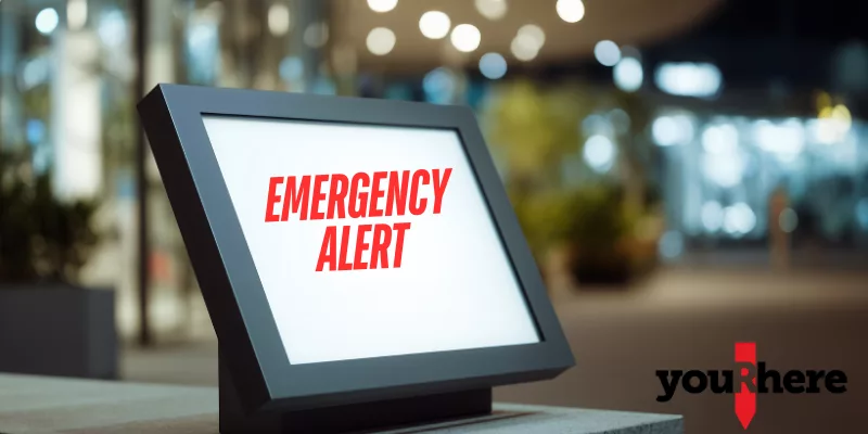 Using Digital Signage for Emergency Alert