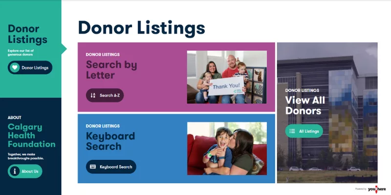 Digital Donor Walls